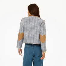 Load image into Gallery viewer, Kerri Rosenthal Fringe Short Jacket - Blue Multi