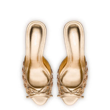 Load image into Gallery viewer, Larroude Jasmine Mule - Gold Metallic