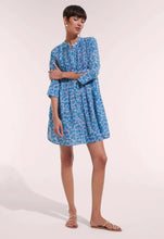Load image into Gallery viewer, Poupette St. Barth Mini Dress Bea - Blue Net