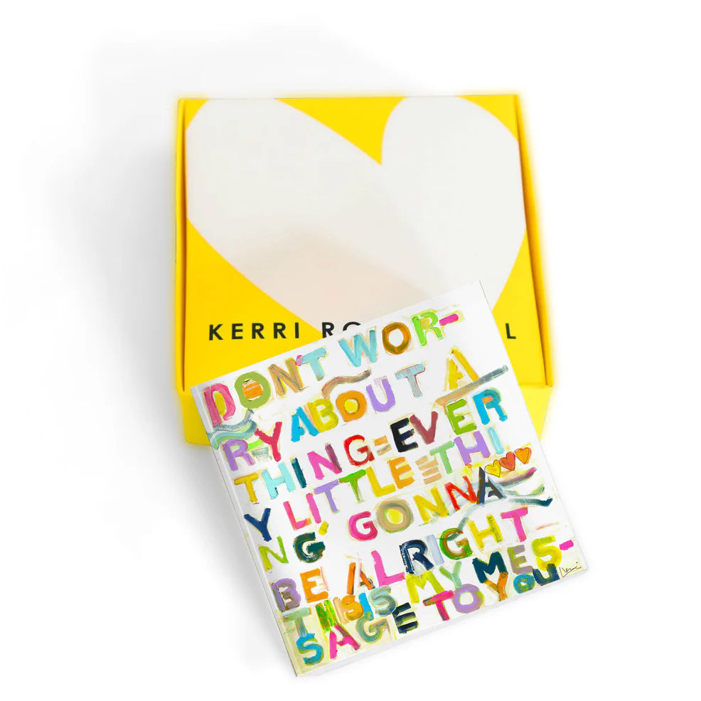 Kerri Rosenthal My Message to You Block of Love Multi Luck Lafayette