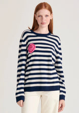 Load image into Gallery viewer, Jumper 1234 Stripe Love Crew - Navy/White
