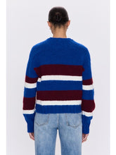 Load image into Gallery viewer, Pistola Adina Everyday Sweater - Azure Claret Stripe