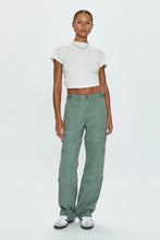 Load image into Gallery viewer, Pistola Aiden Mid Rise Zip Off Cargo - Calvary Olive