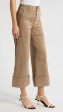 Load image into Gallery viewer, Pistola Maya Cuffed Hem Wide Leg Pants - Biscuit