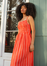 Load image into Gallery viewer, Cleobella Lacey Ankle Dress - Poppy Red/Ivory
