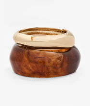 Load image into Gallery viewer, Shashi Tortoise Bangle Bracelet Set