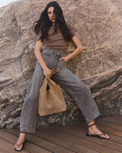 Load image into Gallery viewer, Veronica Beard Ryder Barrel Jean - Volcanic Dust