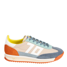 Load image into Gallery viewer, Back 70 Barkley Jogger Sneakers - Multi Jeans Orange