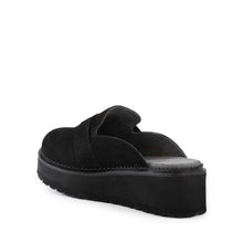 Load image into Gallery viewer, Seychelles Come Together Platform Mule - Black Suede