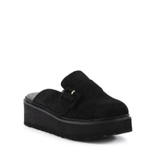 Load image into Gallery viewer, Seychelles Come Together Platform Mule - Black Suede
