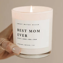 Load image into Gallery viewer, Sweet Water Decor Soy Candle + Wood Lid - Best Mom Ever