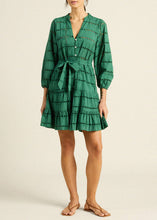 Load image into Gallery viewer, Trovata Celeste Dress - Emerald Eyelet