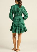 Load image into Gallery viewer, Trovata Celeste Dress - Emerald Eyelet
