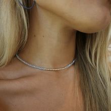 Load image into Gallery viewer, erin gray Gold Filled Free Spirit Choker - Pale Blue Shimmer