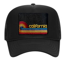 Load image into Gallery viewer, Port Sandz California Trucker Hat - Black