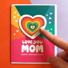 Load image into Gallery viewer, Night Owl Paper Goods Radiant Mom Sticker Mother&#39;s Day Card