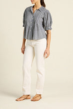 Load image into Gallery viewer, Trovata Jess Blouse - Inkwell Gingham