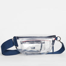 Load image into Gallery viewer, Hammitt Charles Crossbody Clear - Vintage Navy/Gunmetal