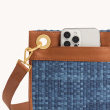Load image into Gallery viewer, Hammitt Tony Small - Mosaic Denim Brushed Gold