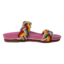 Load image into Gallery viewer, Yosi Samra Michelle Braided Sandal - Multicolor
