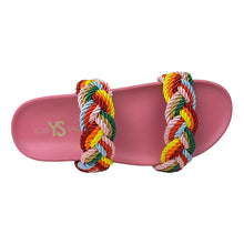 Load image into Gallery viewer, Yosi Samra Michelle Braided Sandal - Multicolor