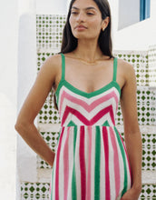 Load image into Gallery viewer, Pink City Prints Puglia Dress - Watermelon Stripe