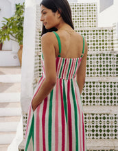Load image into Gallery viewer, Pink City Prints Puglia Dress - Watermelon Stripe