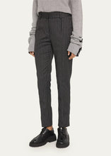 Load image into Gallery viewer, Ramy Brook Catherine Pant - Charcoal Lurex Pinstripe