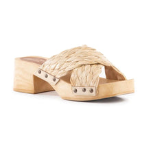 Load image into Gallery viewer, Seychelles Warm Waters Sandal - Natural Raffia
