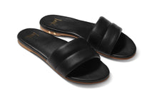 Load image into Gallery viewer, Beek Sugarbird Leather Slide Sandal - Black