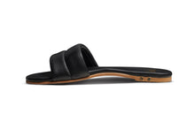 Load image into Gallery viewer, Beek Sugarbird Leather Slide Sandal - Black