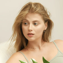 Load image into Gallery viewer, Tai Gold Vermeil Chain Necklace w/Enamel Beads - 6 Colors