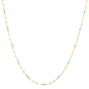 Tai Gold Vermeil Sparkle Chain w/Enamel - 6 Colors