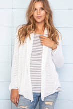 Load image into Gallery viewer, Wooden Ships Wrap Cardigan Cotton - Breaker White