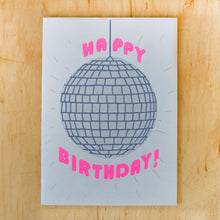 Load image into Gallery viewer, Alphabet Studios Birthday Disco Ball Greeting Card