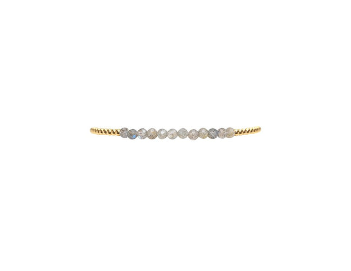 Karen Lazar 3MM Gold Filled Bracelet - LABRADORITE