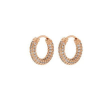 Load image into Gallery viewer, LUV AJ Pave Amalfi Huggies - Gold, Silver, Rose