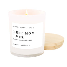 Load image into Gallery viewer, Sweet Water Decor Soy Candle + Wood Lid - Best Mom Ever