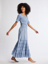 Load image into Gallery viewer, MILLE Celia Dress - Chambray Polka Dot