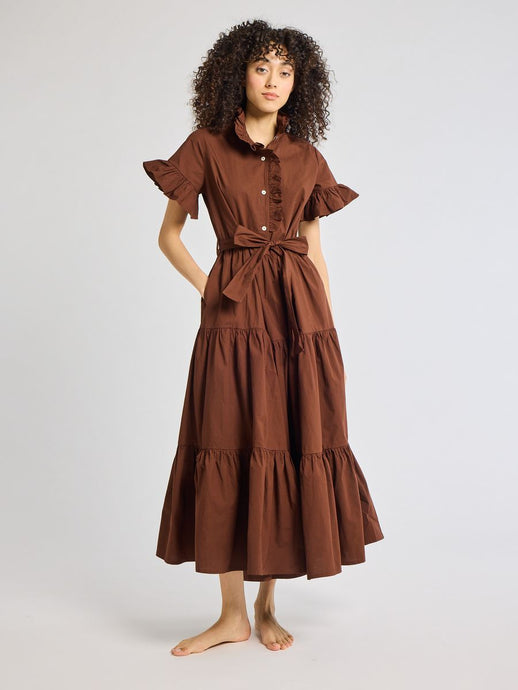 MILLE Victoria Dress - Chocolate