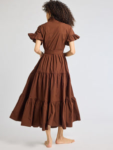 MILLE Victoria Dress - Chocolate