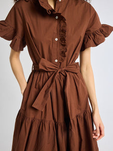 MILLE Victoria Dress - Chocolate