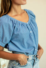 Load image into Gallery viewer, MILLE Naomi Top - Harbor Stripe