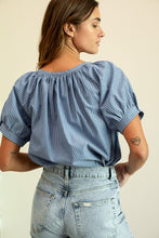 Load image into Gallery viewer, MILLE Naomi Top - Harbor Stripe