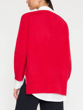 Load image into Gallery viewer, Brochu Walker The Looker Layered V-Neck - Aura Red/White