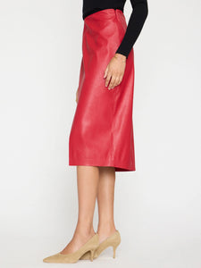 Brochu Walker The Esme Skirt - Crimson