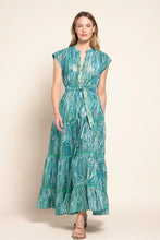 Load image into Gallery viewer, Poupette St. Barth Long Dress Kora - Green Akoya