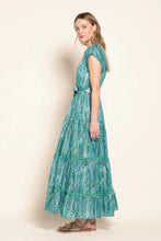 Load image into Gallery viewer, Poupette St. Barth Long Dress Kora - Green Akoya
