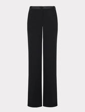 Load image into Gallery viewer, Milly Soren Low-Rise Hammered Satin Pants - Black