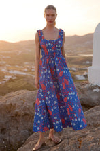 Load image into Gallery viewer, OLIPHANT Harper Dress - Blue Fleur